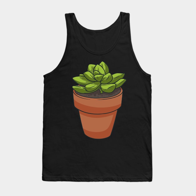 Plant In A Pot Gardening Gardener Tank Top by fromherotozero